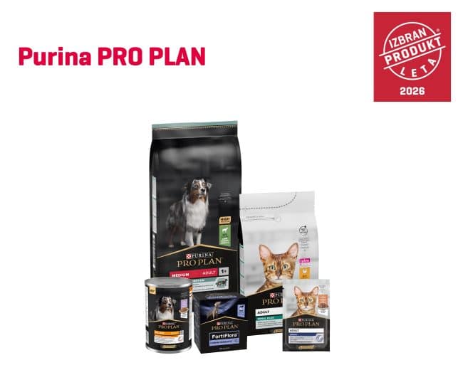 Purina PRO PLAN linija za pse in mačke
